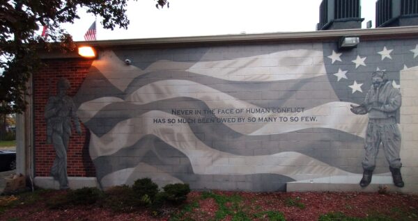 VFW POST 7596 VETERANS MEMORIAL MURAL SECTION A