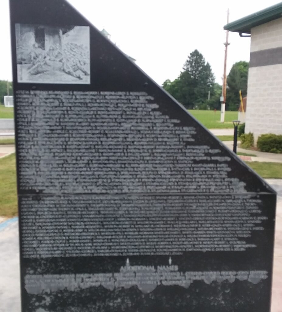 WILLIAMS COUNTY KOREAN WAR MEMORIAL STONE C