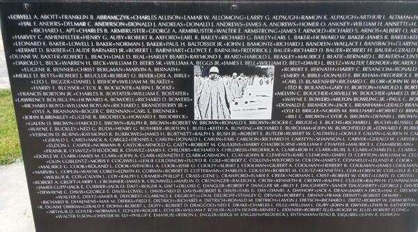 WILLIAMS COUNTY KOREAN WAR MEMORIAL STONE B