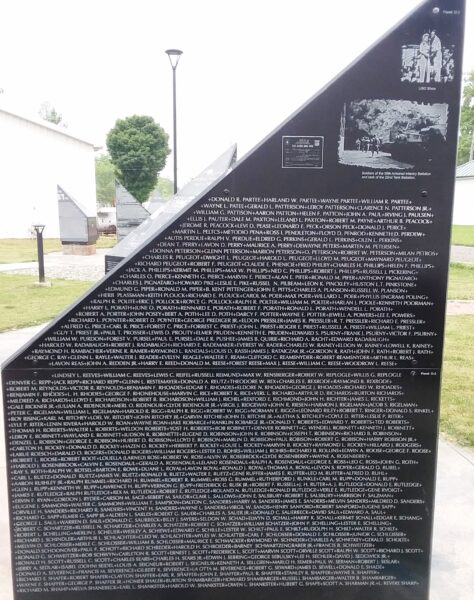 WILLIAMS COUNTY WORLD WAR 2 MEMORIAL STONE H