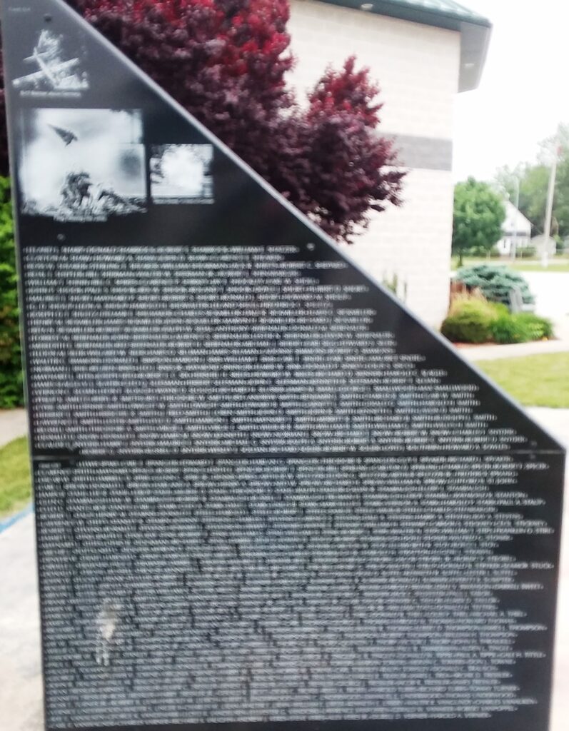 WILLIAMS COUNTY WORLD WAR 2 MEMORIAL STONE G