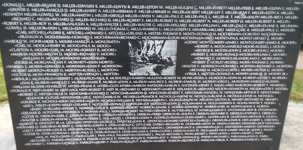 WILLIAMS COUNTY WORLD WAR 2 MEMORIAL STONE F