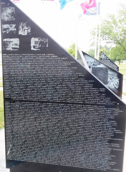 WILLIAMS COUNTY WORLD WAR 2 MEMORIAL STONE C