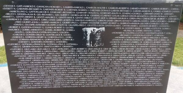 WILLIAMS COUNTY WORLD WAR 2 MEMORIAL STONE B