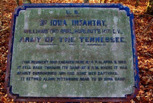 U.S. 3D IOWA INFANTRY MEMORIAL PLAQUE II
