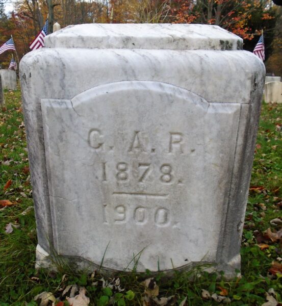 G.A.R. POST 139 MEMORIAL STONE