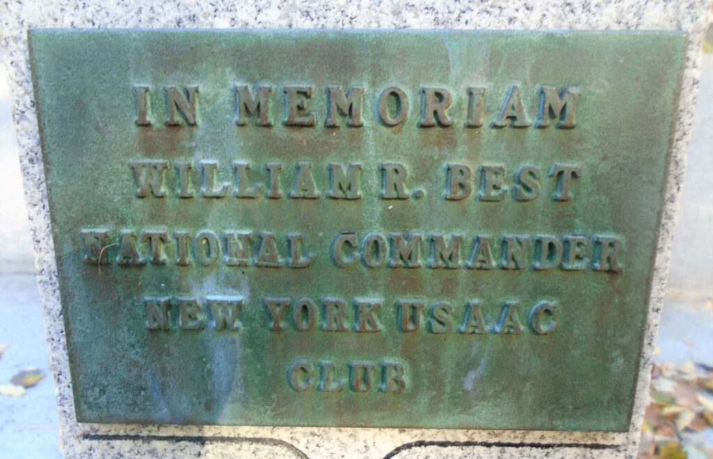 USAACS SONS & DAUGHTERS WORLD WAR II MEMORIAL PLAQUE B