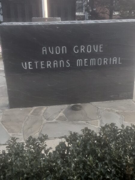 AVON GROVE VETERANS MEMORIAL STONE A
