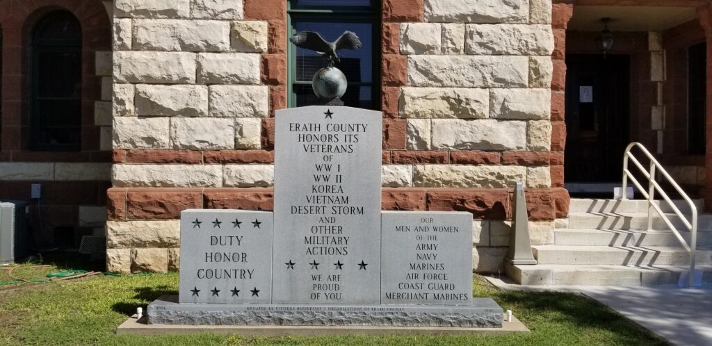 ERATH COUNTY WAR VETERANS MEMORIAL