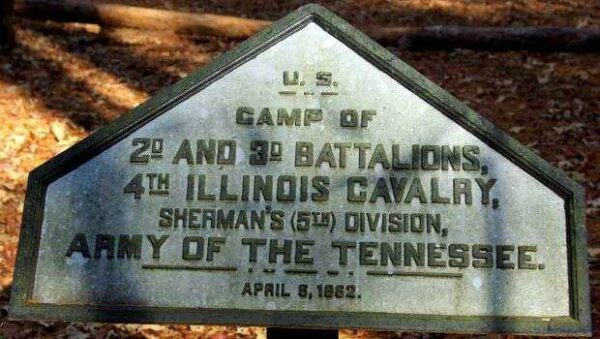 2D AND 3D BATTALIONS, 4TH ILLINOIS CAVALRY MEMORIAL PLAQUE
