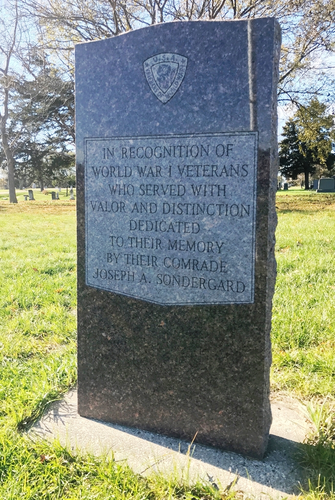 SAINT BERNARD CEMETERY WORLD WAR I VETERANS MEMORIAL