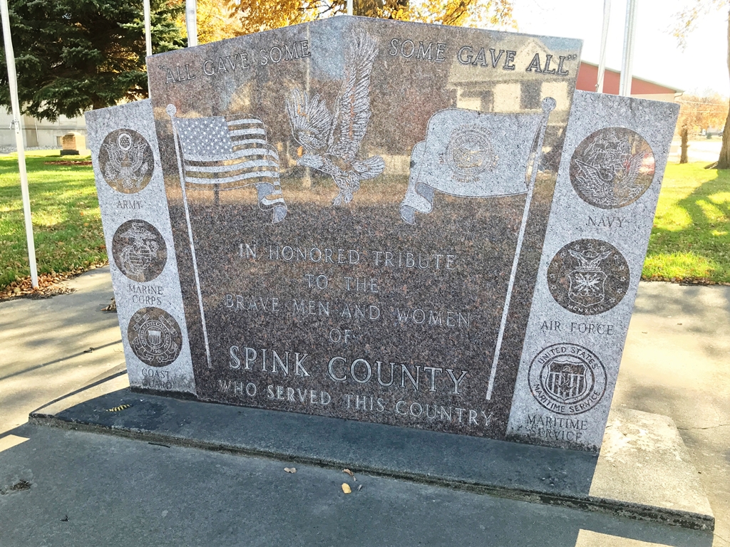 SPINK COUNTY VETERANS MEMORIAL