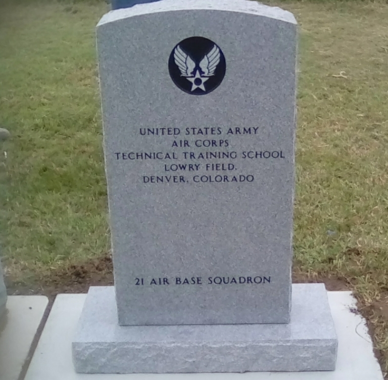 UNITED STATES ARMY AIR CORPS LOWRY FIELD MEMORIAL