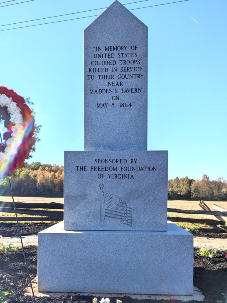 UNITED STATES COLORED TROOPS KILLED IN SERVICE MEMORIAL