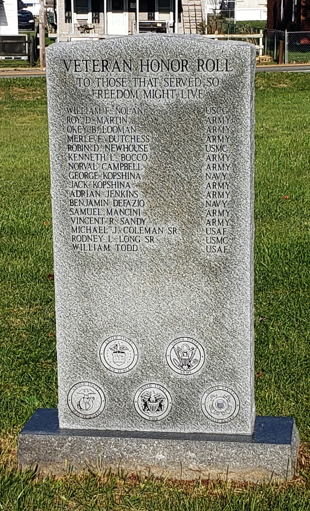 STONEWALL PARK CEMETERY VETERAN HONOR ROLL MEMORIAL