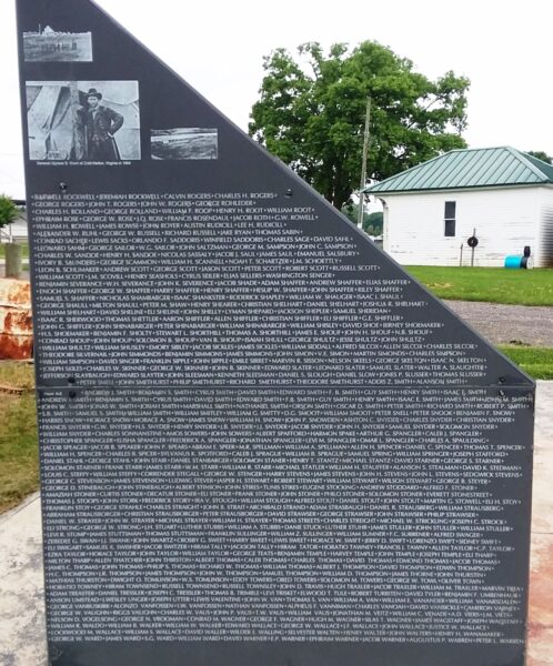 WILLIAMS COUNTY CIVIL WAR MEMORIAL STONE G