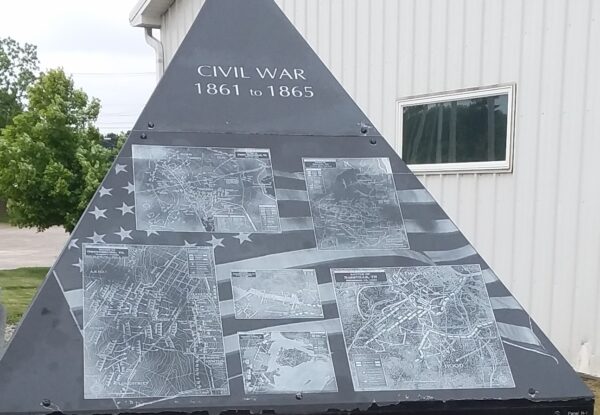 WILLIAMS COUNTY CIVIL WAR MEMORIAL STONE C