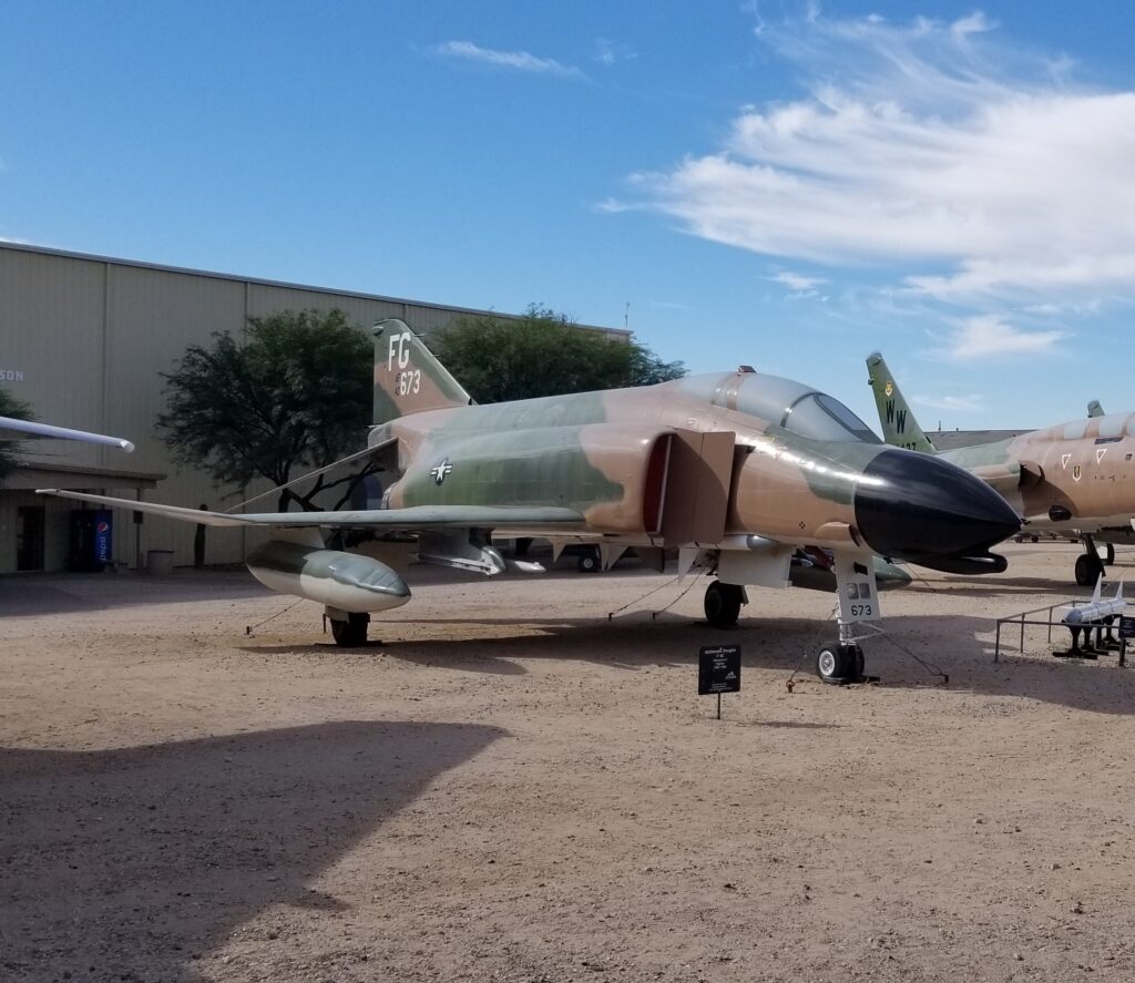 MCDONNELL DOUGLAS F-14C PHANTOM II FIGHTER MEMORIAL AIRCRAFT