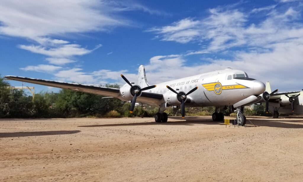 DOUGLAS C-54D SKYMASTER TRANSPORT MEMORIAL AIRCRAFT