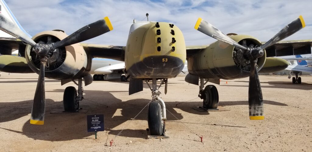 DOUGLAS B-26K COUNTER INVADER ATTACK BOMBER MEMORIAL AIRCRAFT