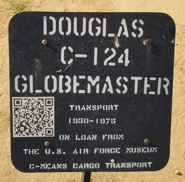 DOUGLAS C-124 GLOBEMASTER MEMORIAL AIRCRAFT PLAQUE