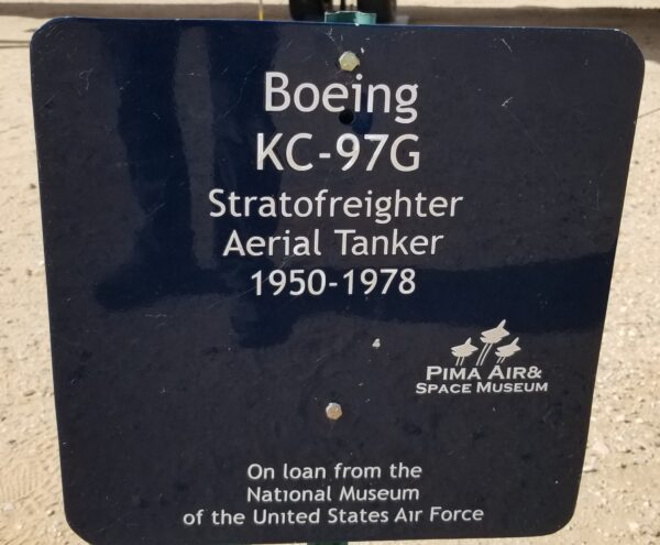 BOEING KC-97G STRATOFREIGHTER AERIAL TANKER MEMORIAL AIRCRAFT PLAQUE