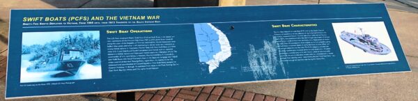 SWIFT BOATS (PCFS) AND THE VIETNAM WAR MEMORIAL PLAQUE