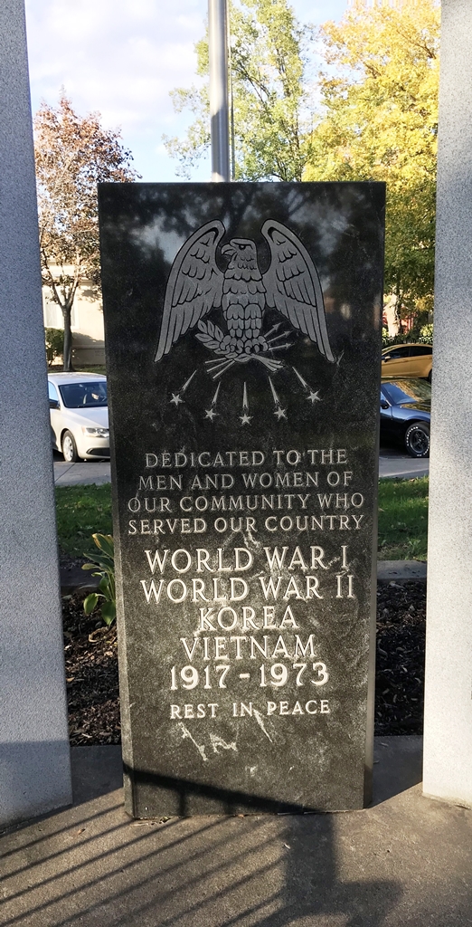 OTTAWA WAR VETERANS MEMORIAL CENTER STONE