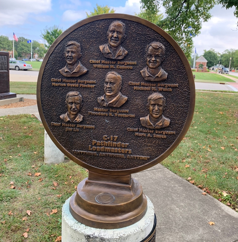 C-17 PATHFINDER LOADMASTER MEMORIAL MEDALLION FRONT