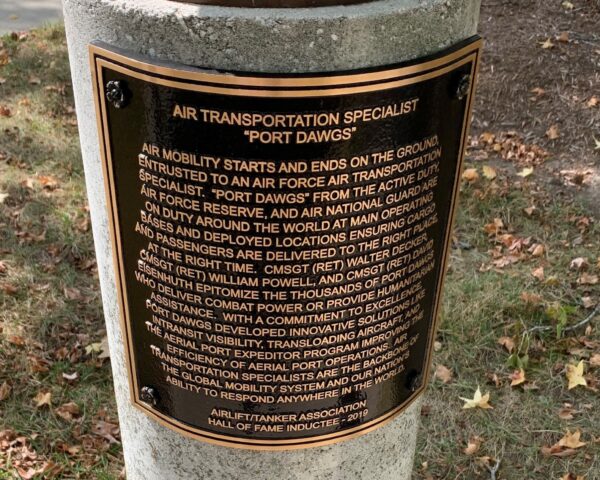 AIR TRANSPORTATION SPECIALIST “PORT DAWGS” MEMORIAL PLAQUE