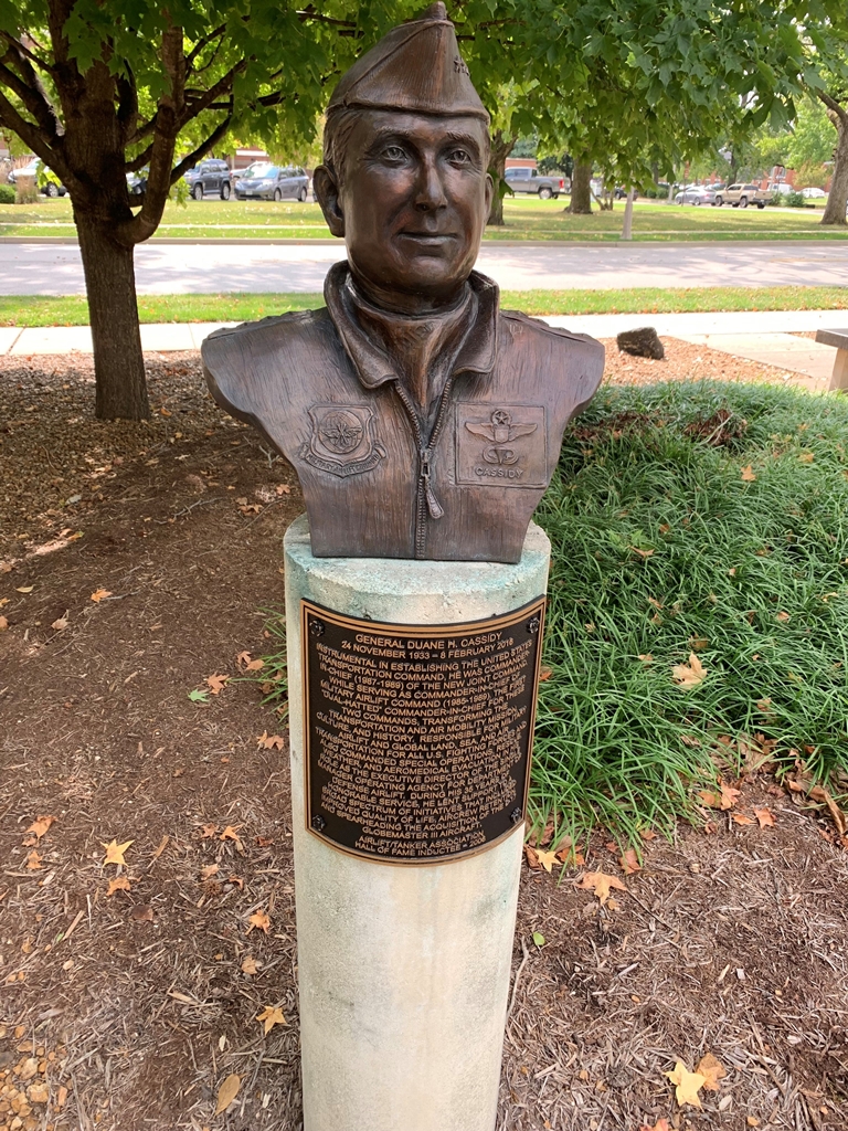 GENERAL DUANE H. CASSIDY MEMORIAL BUST
