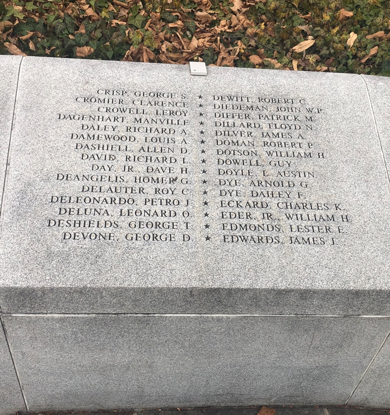 MARYLANDERS KOREAN WAR VETERANS MEMORIAL STONE E