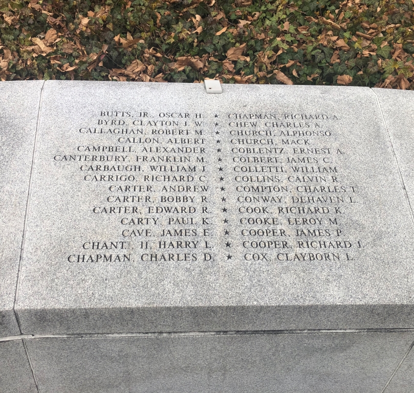 MARYLANDERS KOREAN WAR VETERANS MEMORIAL STONE D
