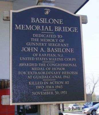 BAISLONE MEMORIAL BRIDGE MARKER