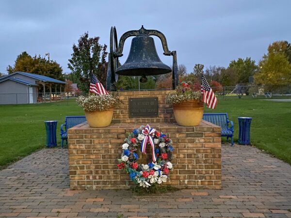 OMER VETERANS MEMORIAL BELL