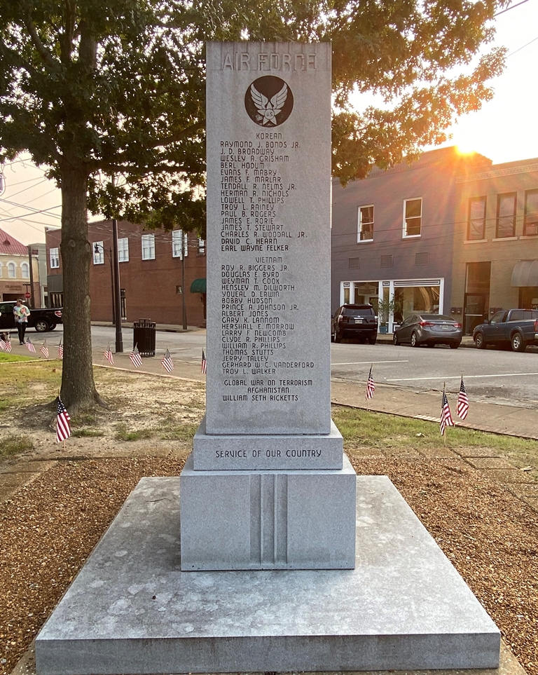 ALCORN COUNTY WAR VETERANS MEMORIAL SIDE D