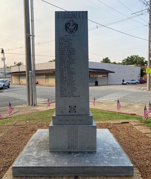ALCORN COUNTY WAR VETERANS MEMORIAL SIDE C