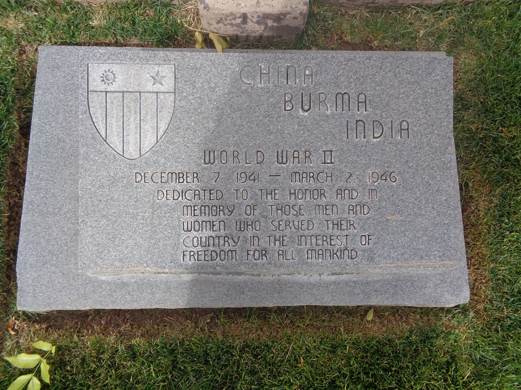 SANTA FE NATIONAL CEMETERY CHINA BURMA INDIA WAR MEMORIAL
