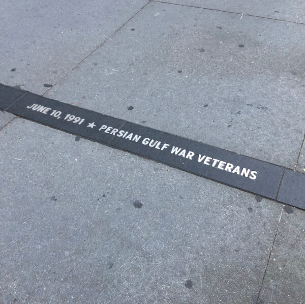 JUNE 10, 1991 PERSIAN GULF WAR VETERANS SIDEWALK MEMORIAL