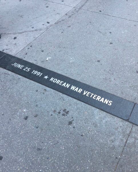 JUNE 25, 1991 KOREAN WAR VETERANS SIDEWALK MEMORIAL
