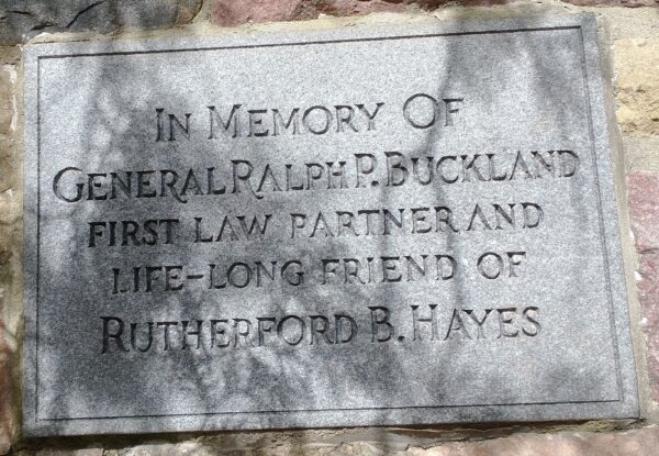 IN MEMORY OF GENERAL RALPH P. BUCKLAND WAR MEMORIAL STONE