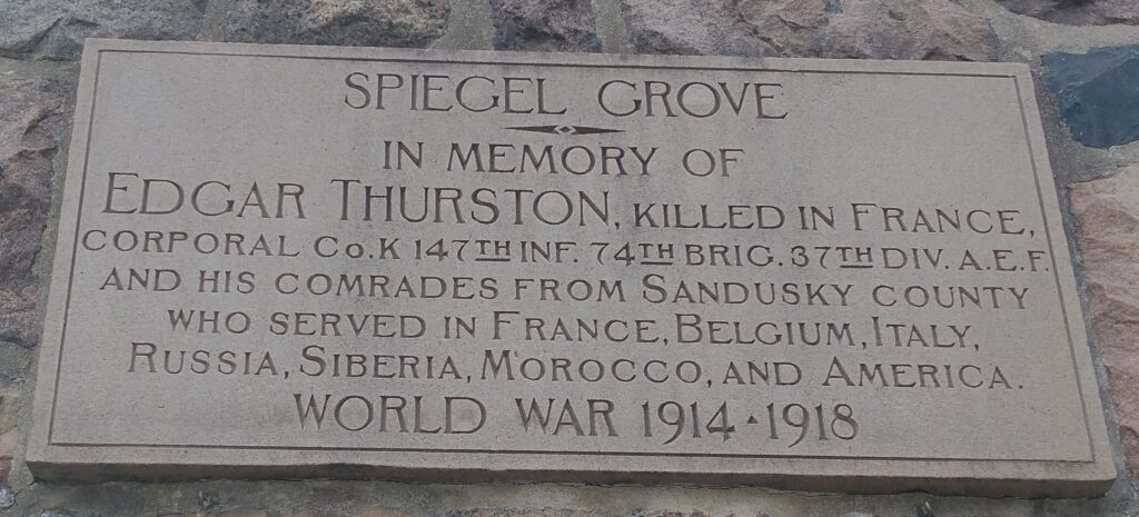 SPIEGEL GROVE WAR MEMORIAL