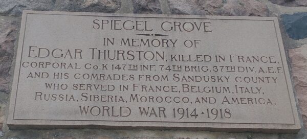 SPIEGEL GROVE WAR MEMORIAL