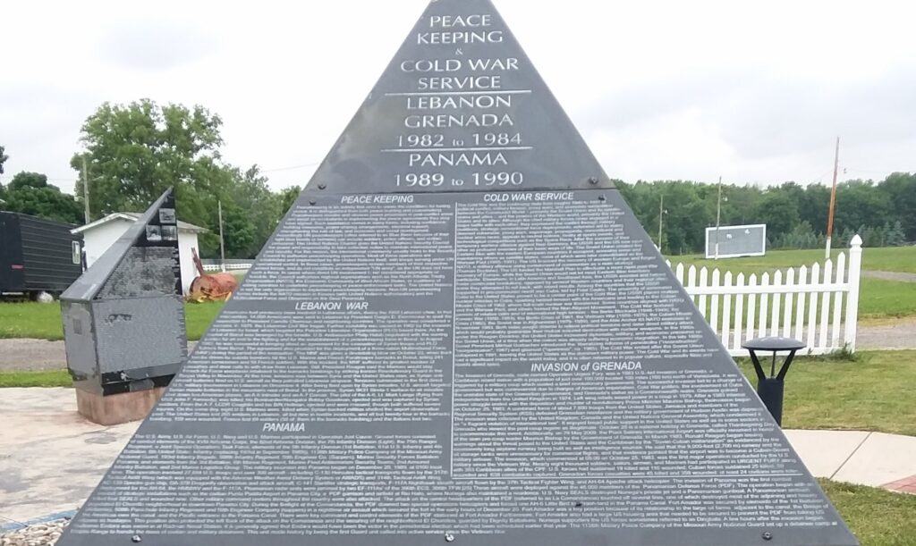 PEACE KEEPING & COLD WAR SERVICE MEMORIAL STONE A