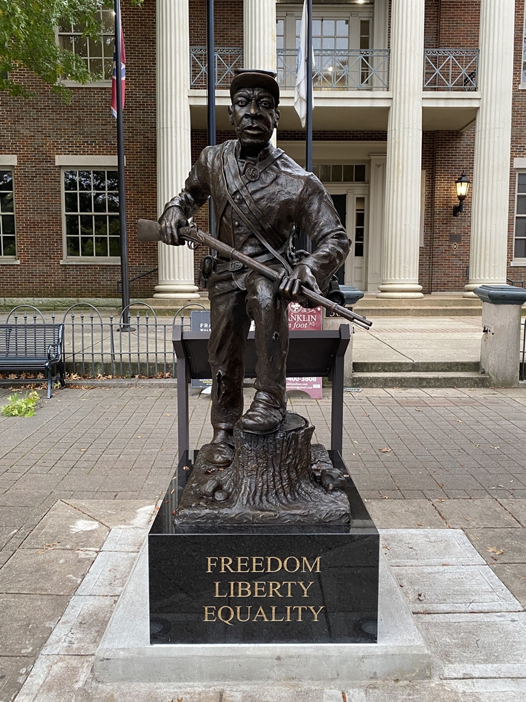 UNITED STATES COLORED TROOPS FREEDOM LIBERTY EQUALITY WAR MEMORIAL