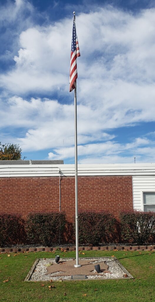 MORGANTOWN SEPTEMBER 11, 2001 WAR MEMORIAL FLAGPOLE