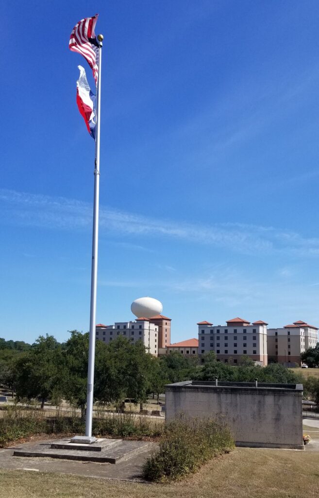 SAN MARCOS CEMETERY VETERANS MEMORIAL FLAGPOLE