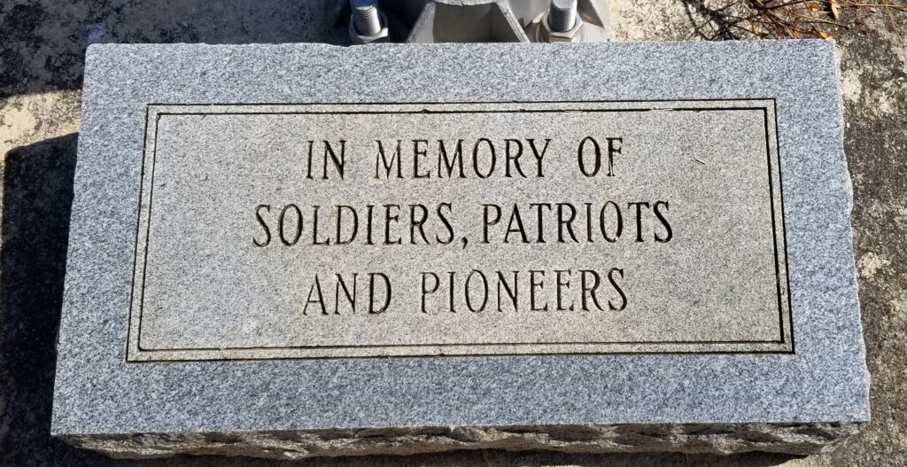 SAN MARCOS CEMETERY VETERANS MEMORIAL FLAGPOLE STONE