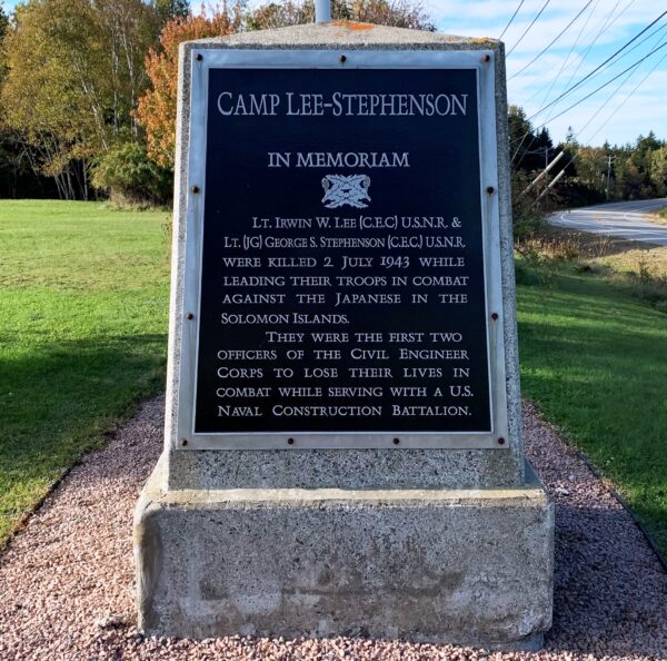 CAMP LEE-STEPHENSON WAR MEMORIAL FRONT