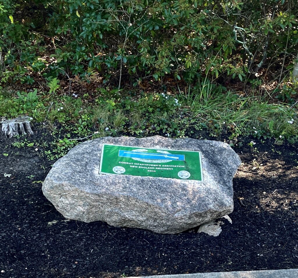 MASSACHUSETTS NATIONAL CEMETERY COMBAT INFANTRYMEN’S ASSOCIATION WAR MEMORIAL